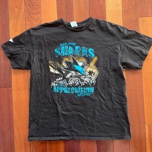 San Jose Sharks Black T-Shirt